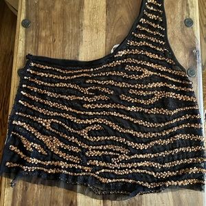 Mesh Free People Tiger Top